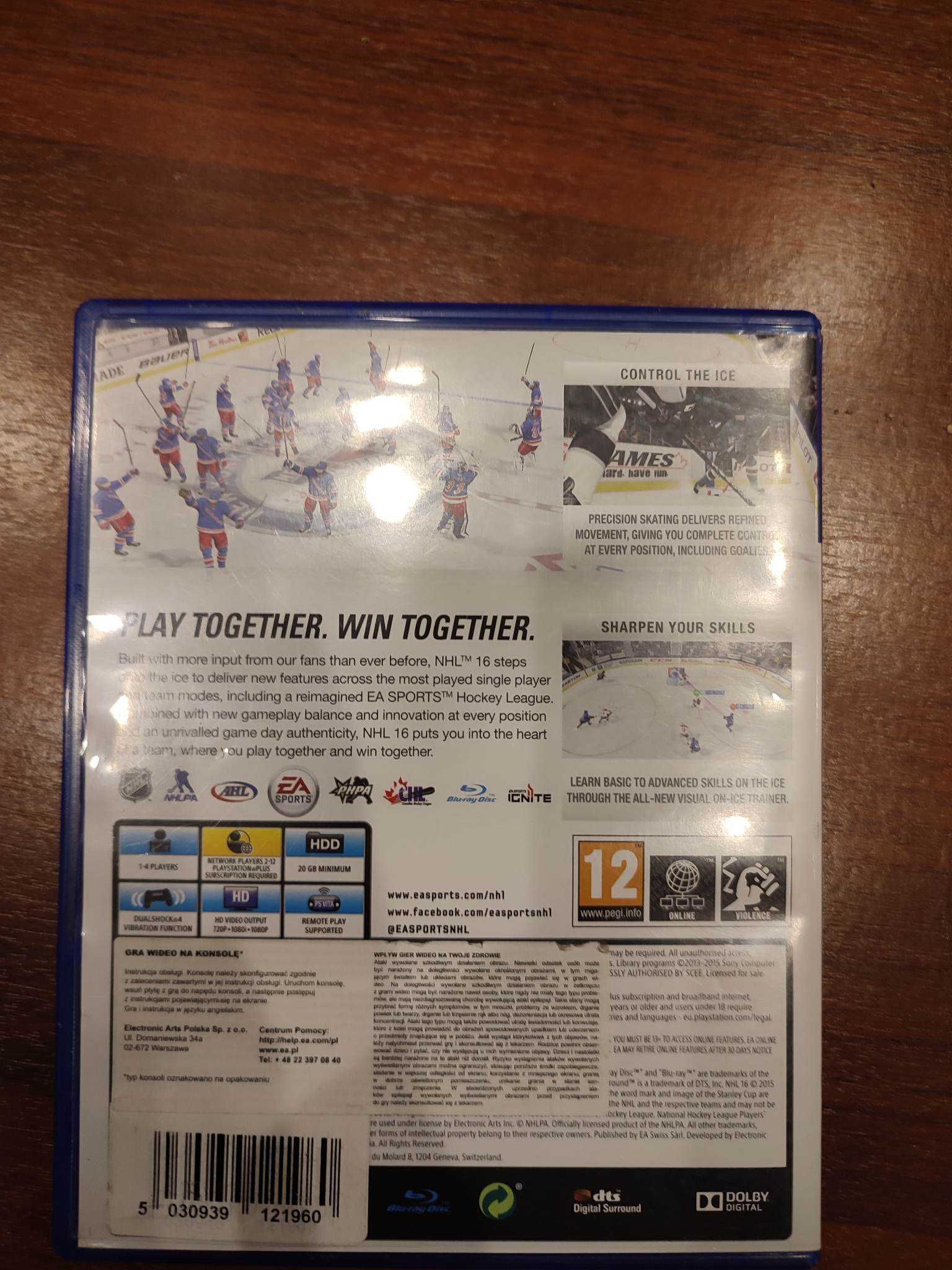 Gra NHL 16-PlayStation