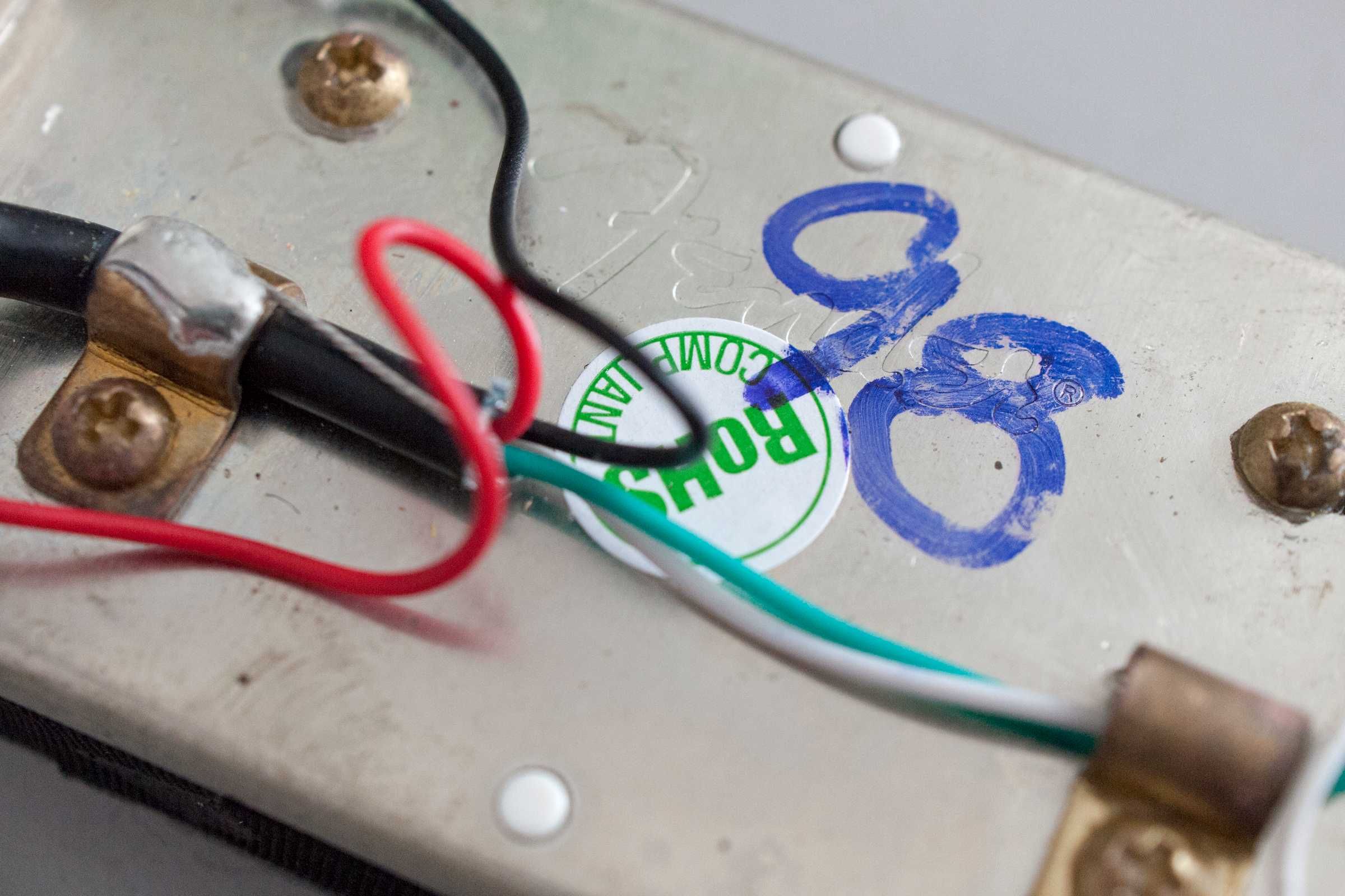 Fender Humbucker (Branco, Ponte)