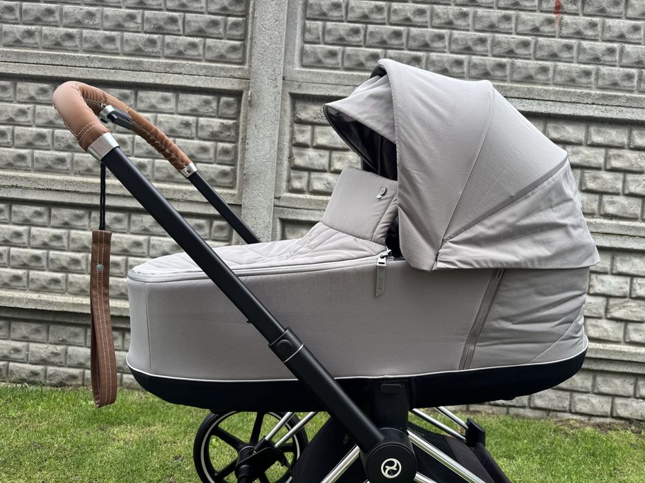Cybex Priam 2.0 Soho Grey / Chrome Brown ( Gondola + Stelaż )