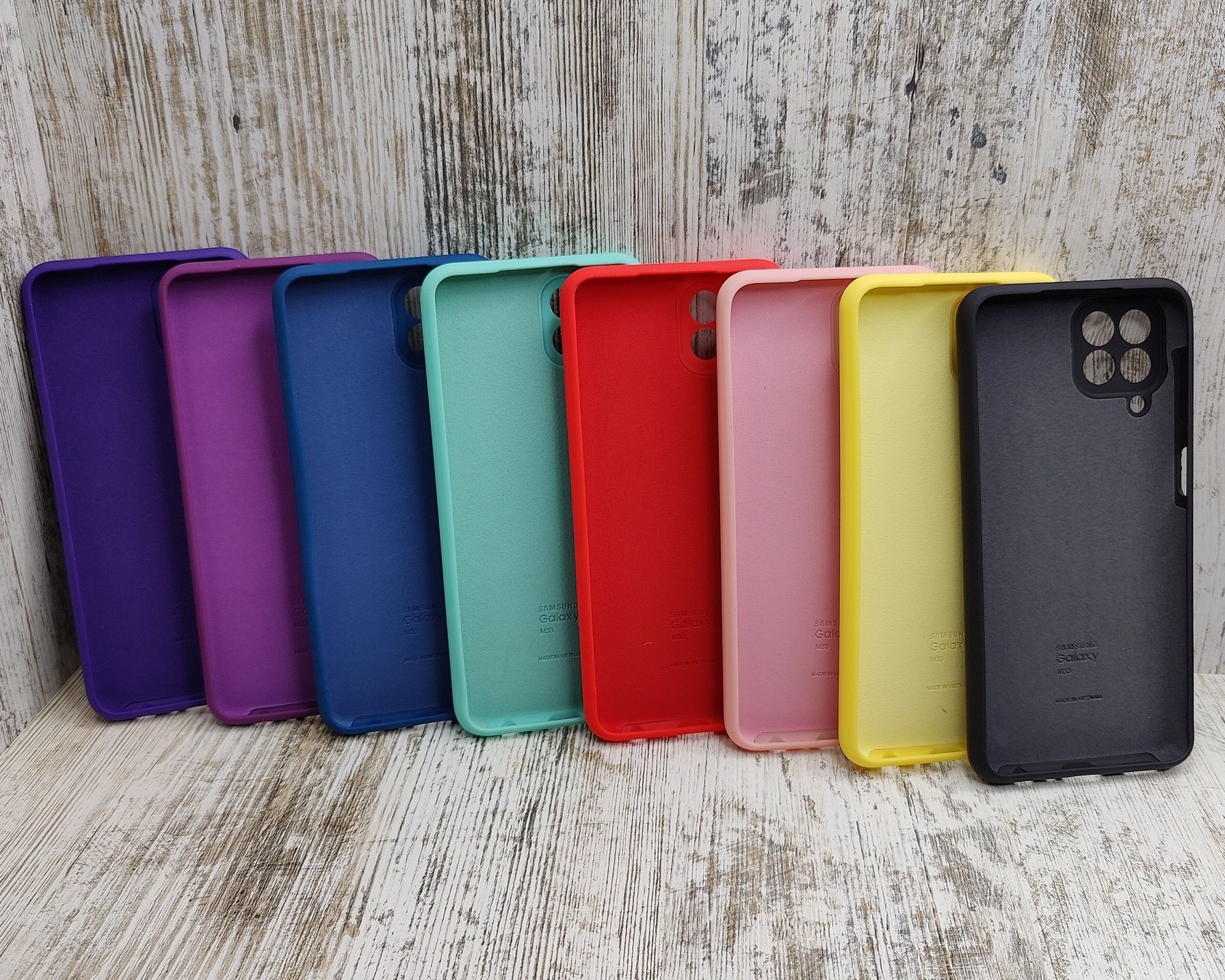 Чехол Silicone Case Full на Samsung M33/ M53/ M13 Софттач. Микрофибра