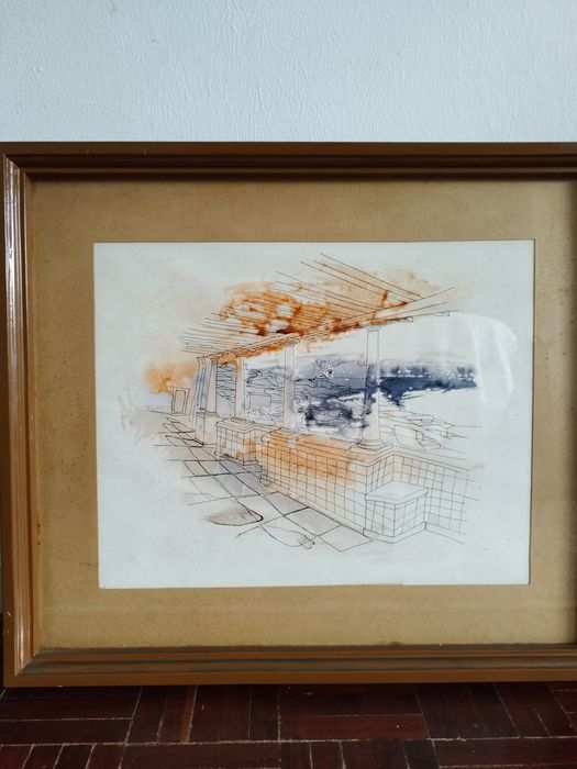 Quadro miradouro Lisboa