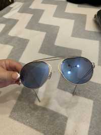 Okulary damskie pilotki przeciwsłoneczne blue