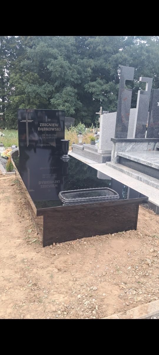 Nowoczesny Nagrobek 3100 zł z montażem Cały Kraj-Promocja