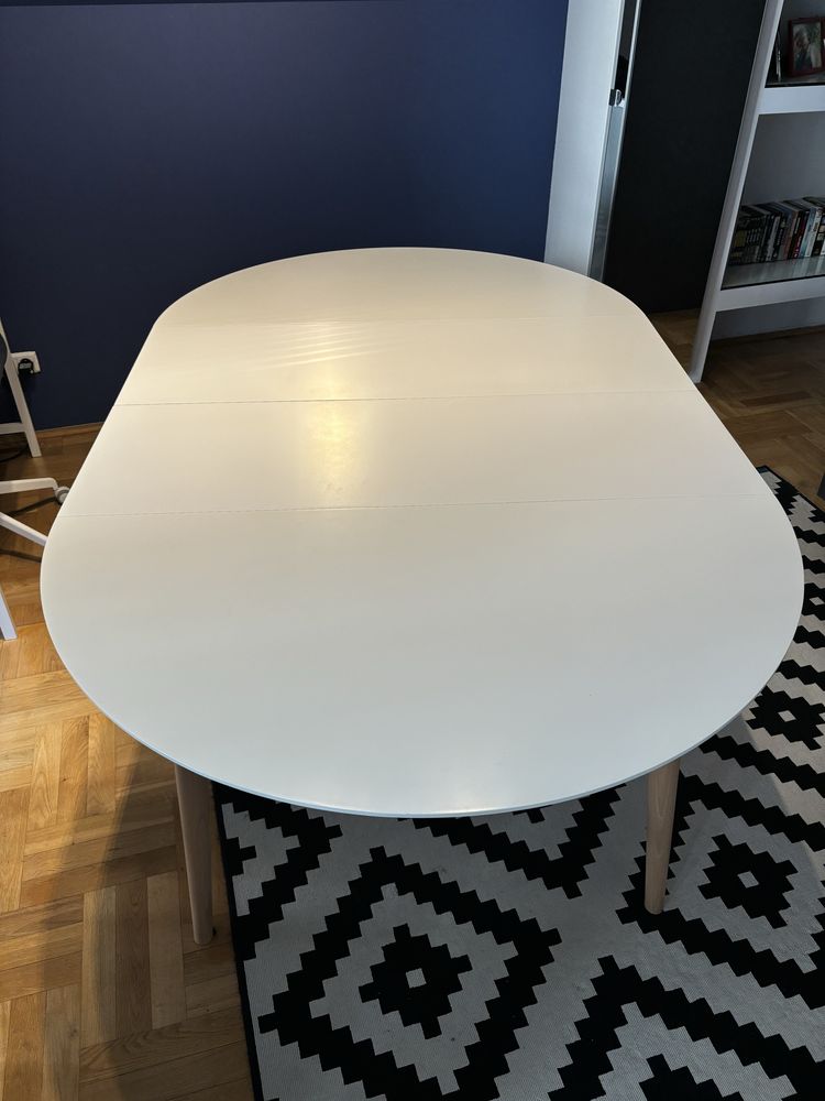 Stół okrągły 120 cm rozkładany