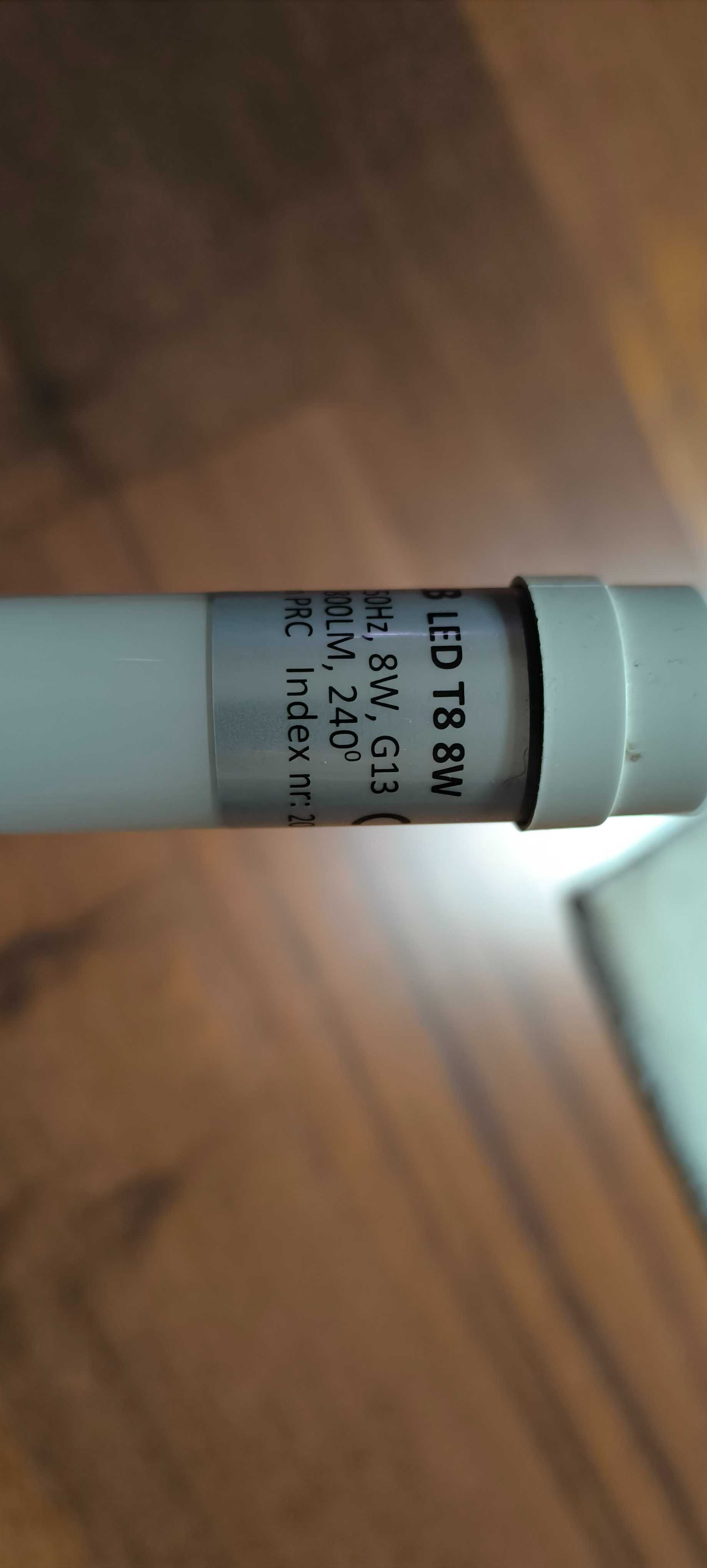 Świetlówka LED T8 G13 60cm 8W 4000K Neutralna Tuba Nietłukąca 230V