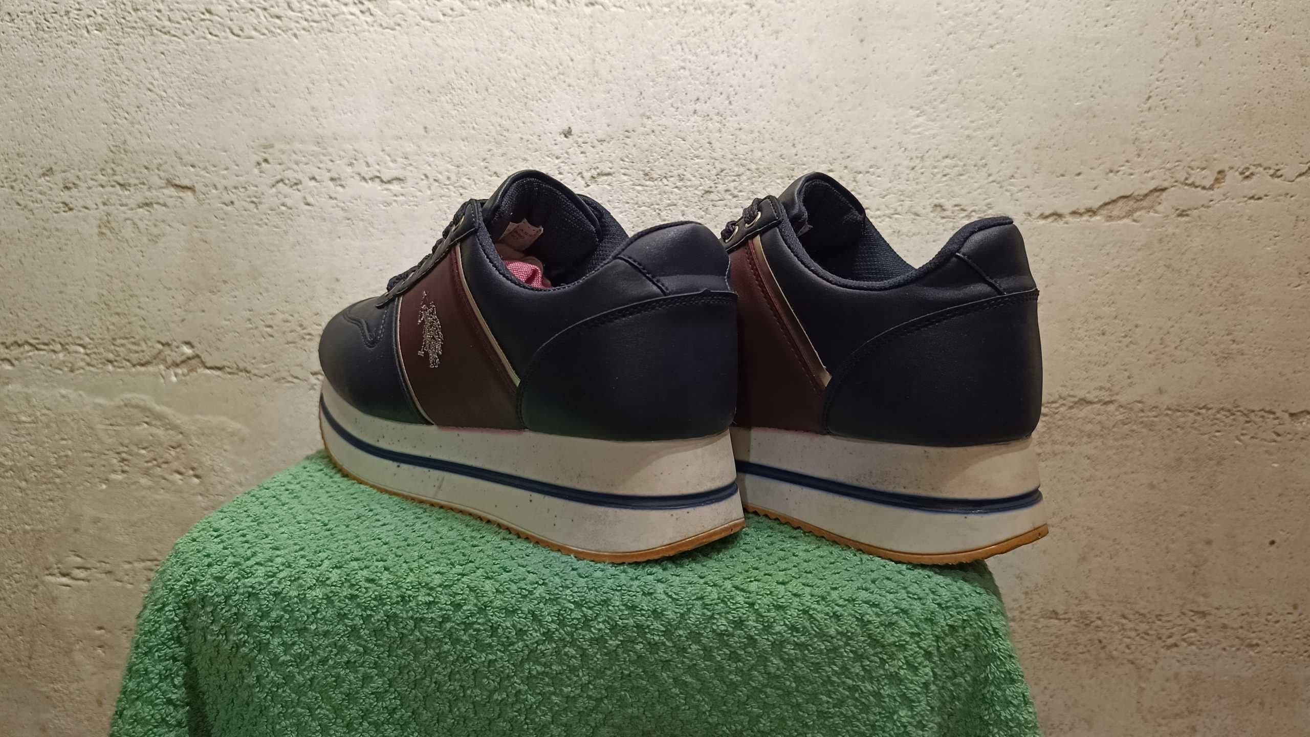 Damskie creepersy na platformie U.S.POLO ASSN.r.40 stan bardzo dobry