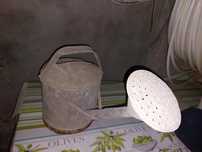 Regador antigo de chapa completo