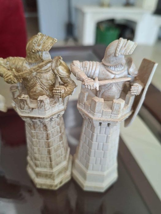 Szachy kolekcjonerskie Harry Potter super zestaw z dodatkami