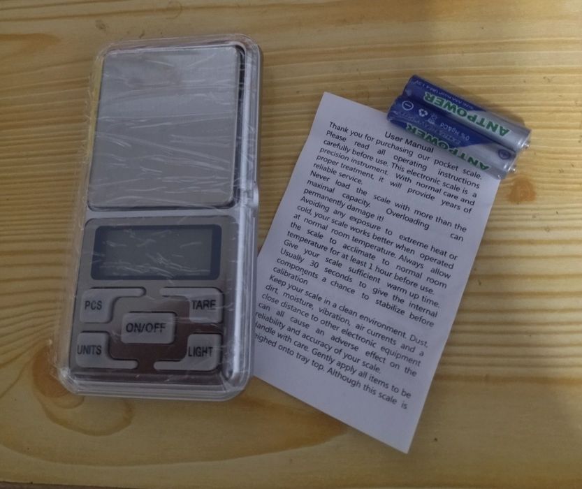 Balança de Bolso Digital de Precisão - 0,1-500g - Novas e testadas