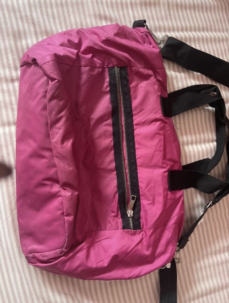 Saco de desporto rosa