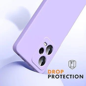 Etui + szkło Redmi Note 12 5G fioletowe, jakościowe, pełna ochrona