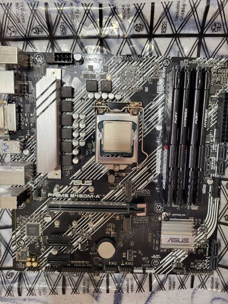 Продам комплект i7 10700F / ASUS B460M-A / 32GB DDR4 / Gammax 400v2
