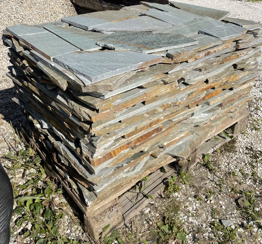 Łupek NATURALNY Płyty Kamień na Schody Taras Cokół Okładzina Dzikówka