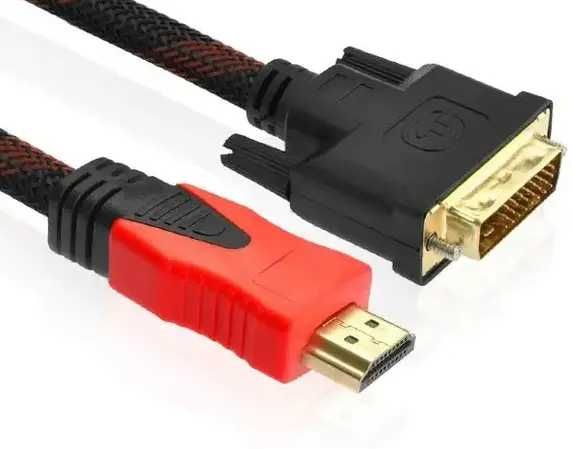 Кабель Atcom DVI-D (24+1) - HDMI 2 Ferite 1,8м / 1,5м новый в упаковке