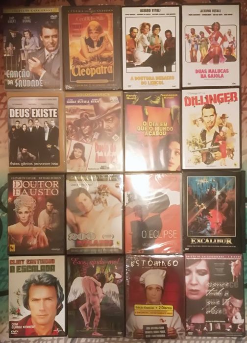 Lote 155 DVD's originais (Lote 4)