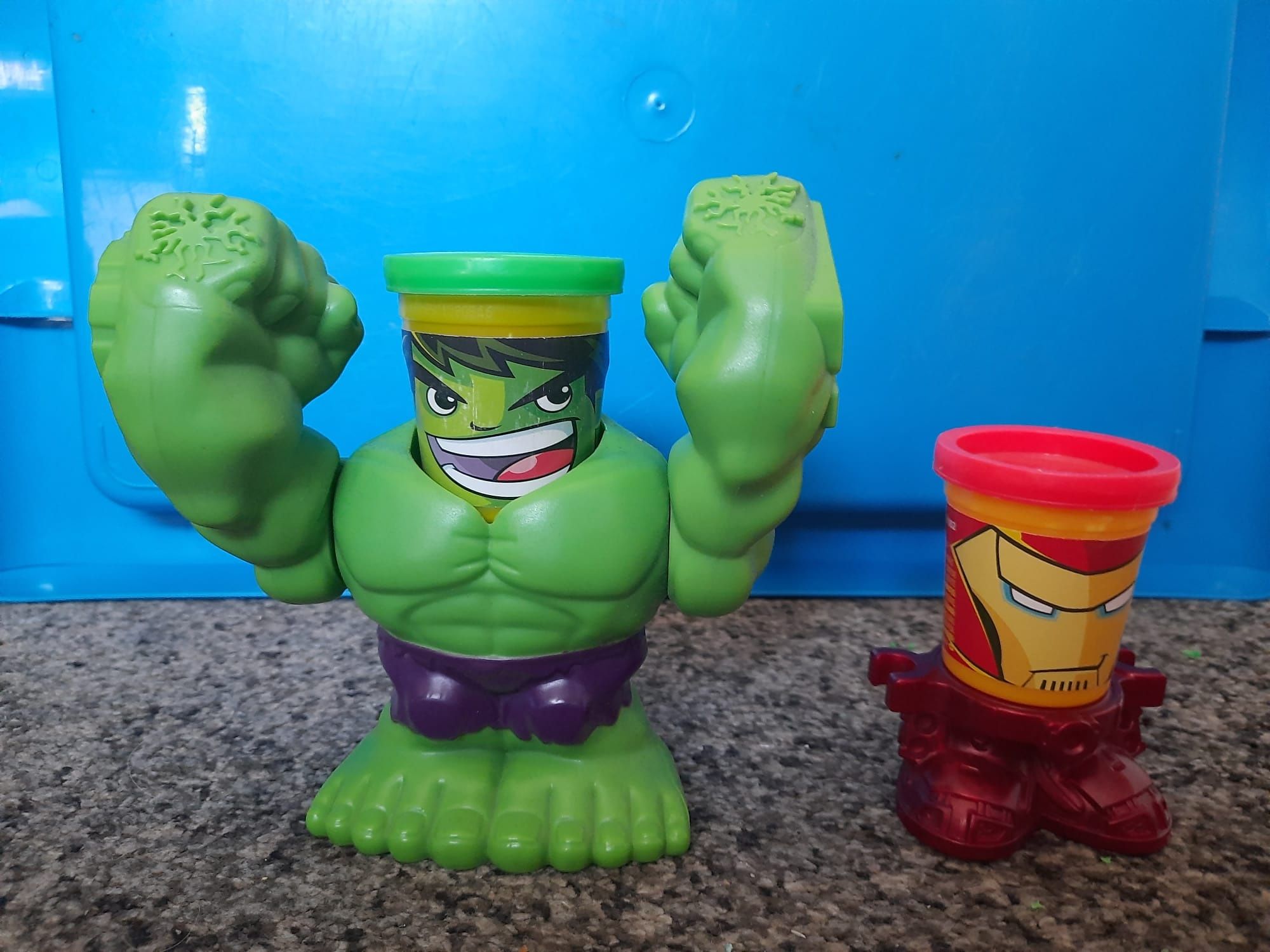 Hulk Iron Man ciastolina play doh
