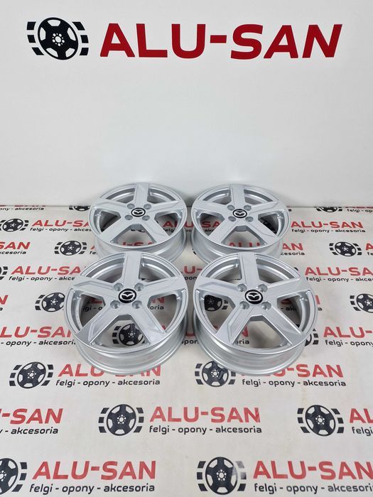NOWE alufelgi MAZDA 15" 4x100 2 MX-5 DEMIO Srebrne