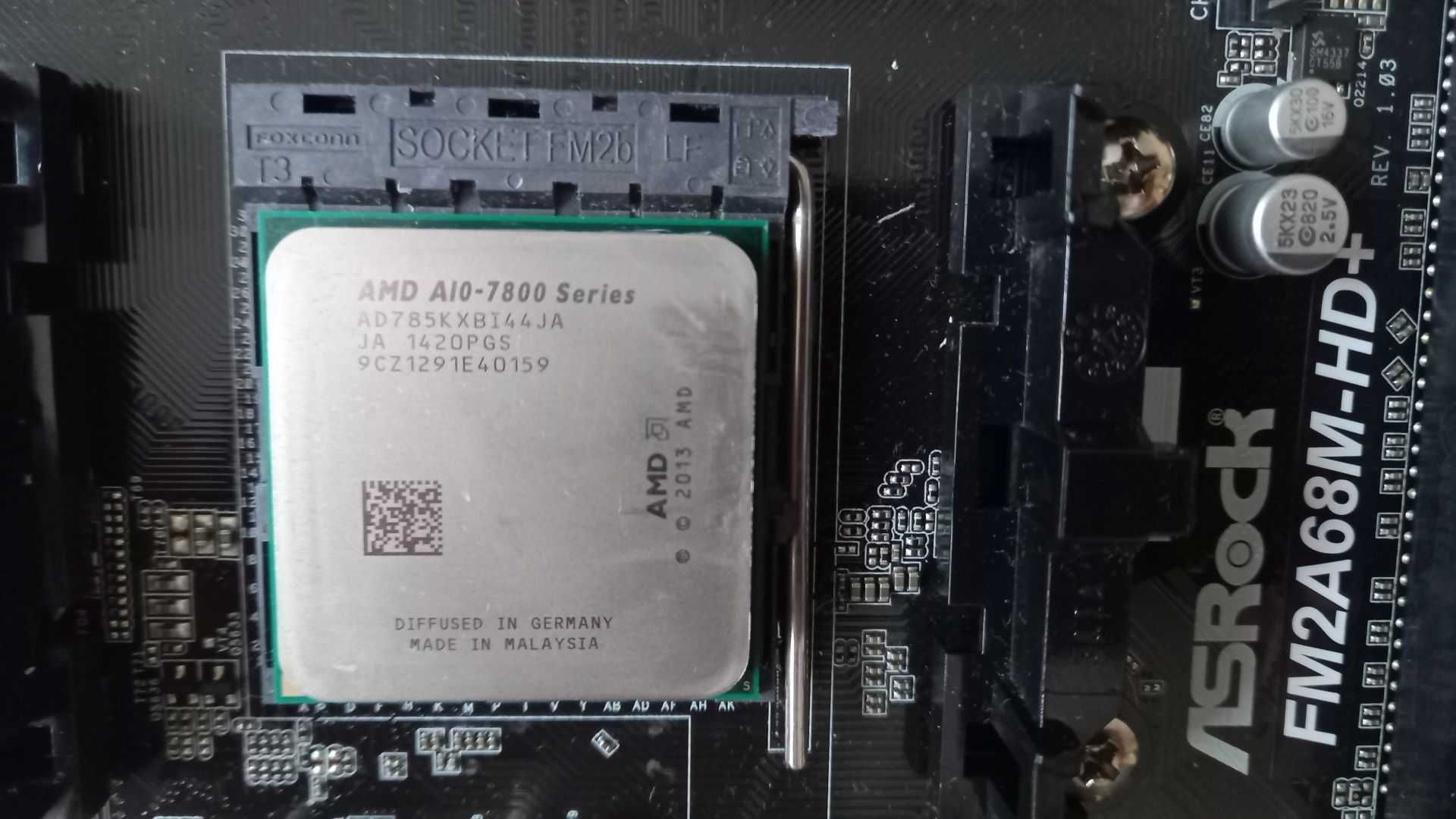 AMD APU A10 8750K z R7 + płyta główna + 8GB RAM DDR3 2400MHz