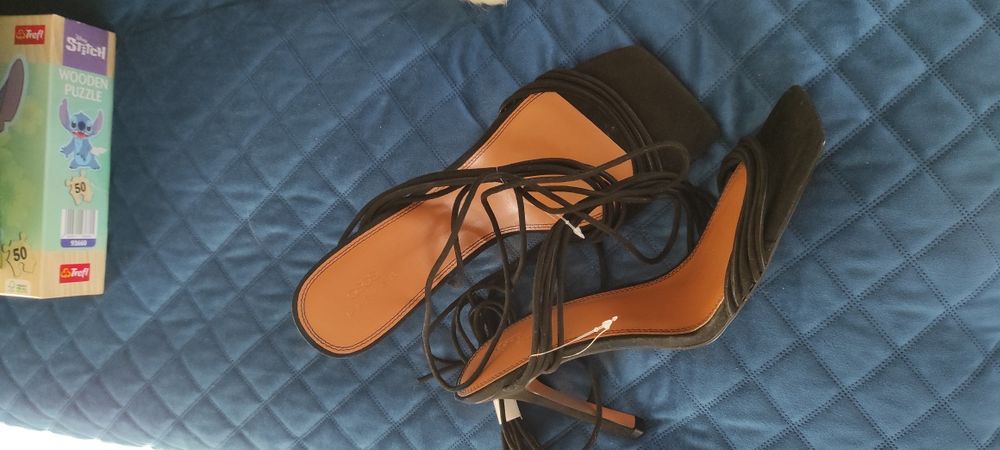 Czarne szpilki ASOS rozmiar 44