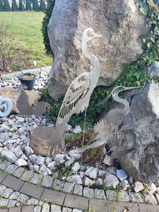 Czapla Żuraw Kogut Kaczka do ogrodu