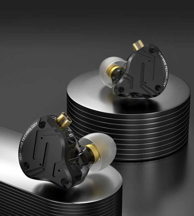 KZ ZS10 PRO X (Hi-Res, 1DD+4BA) – Гібридні навушники для крутого аудіо