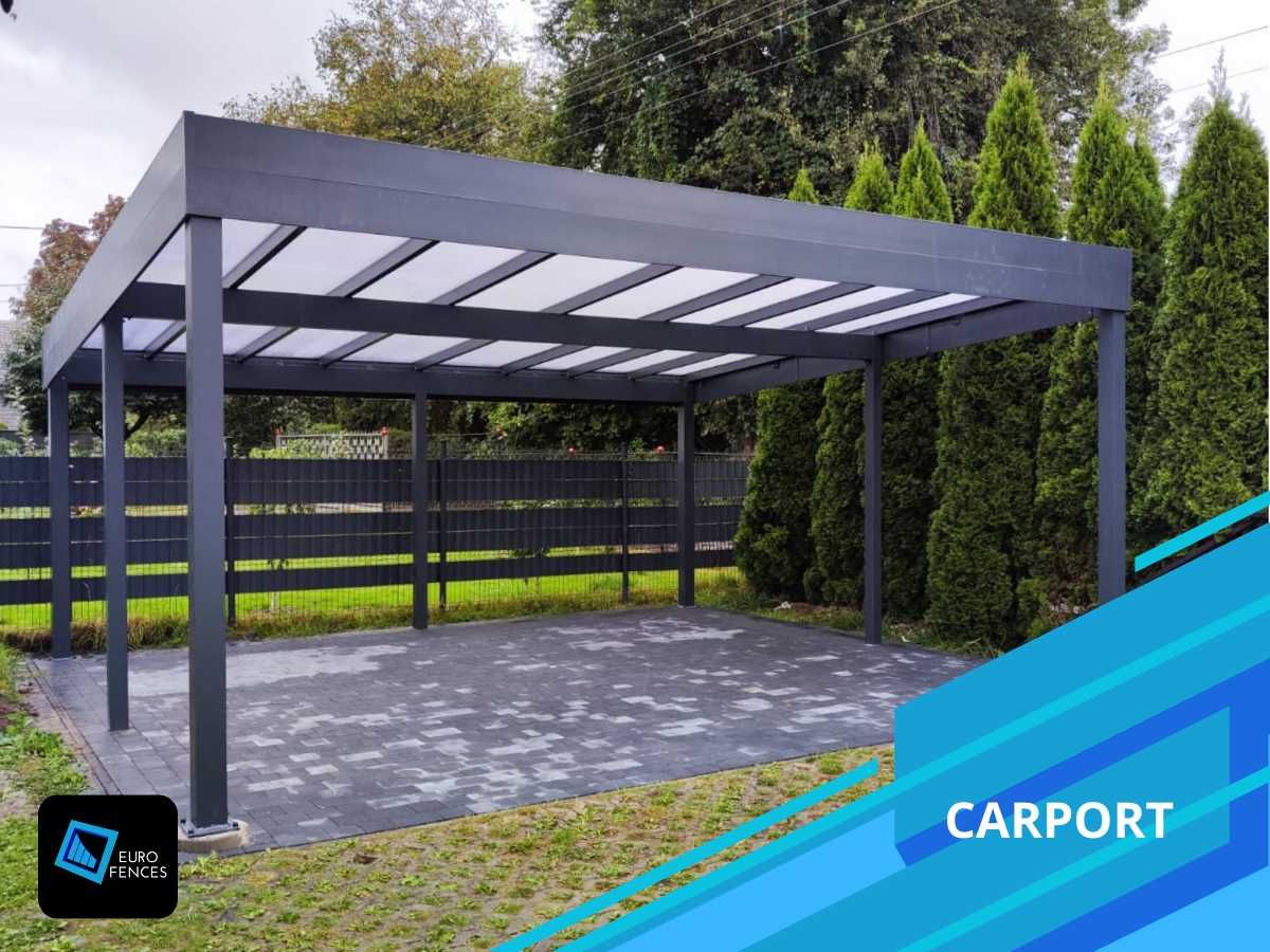 Wiata samochodowa - Carport aluminiowy - Polski producent Euro Fences