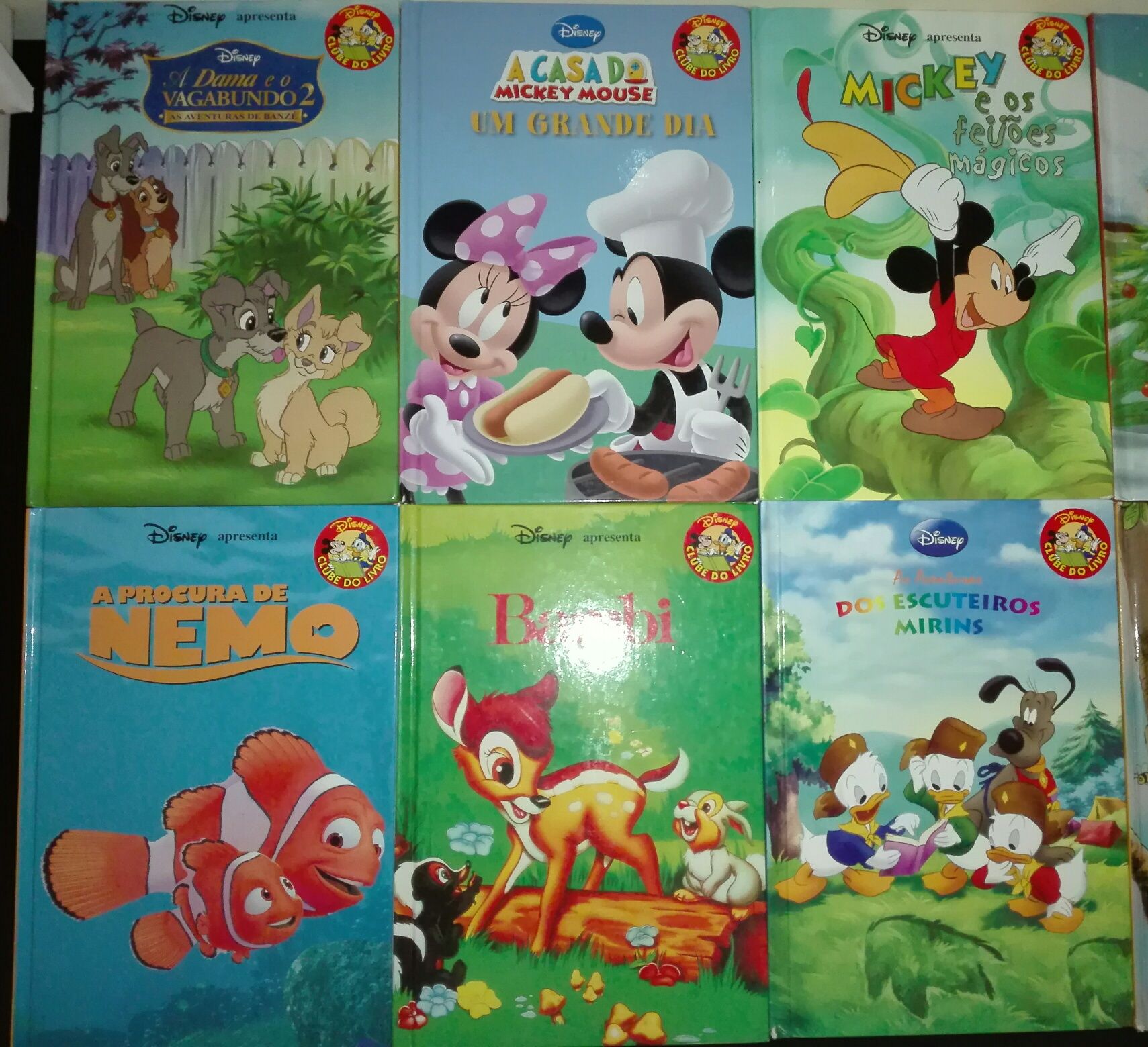 Livros Disney como novos