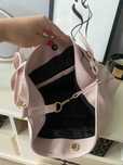 Pudrowa torebka Gianni Ferro shopper