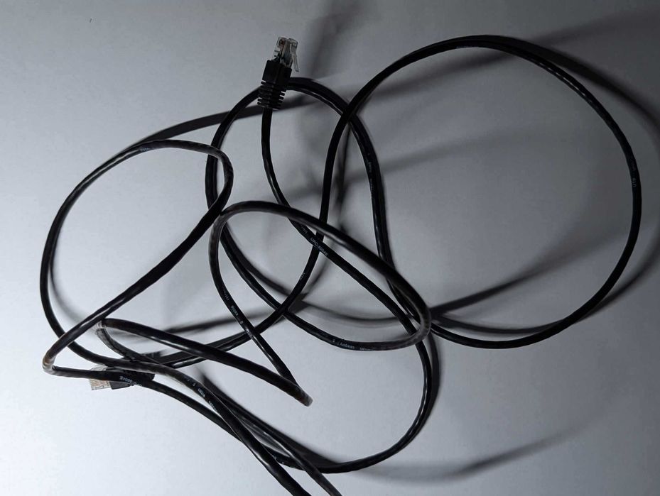 Ethernet-кабель RJ-45, cat-5, довжиною 2,9 метри (male - male)