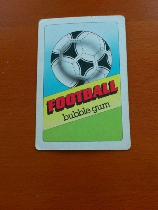 Karty Football bubble gum