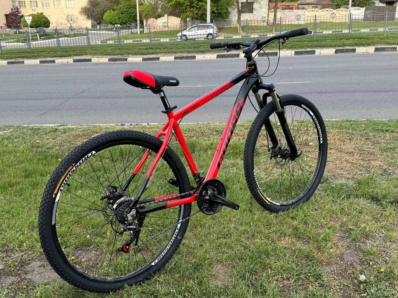 Велосипед Cross Flash 29/19, чорно-червоний. (Безкоштовна доставка!!)
