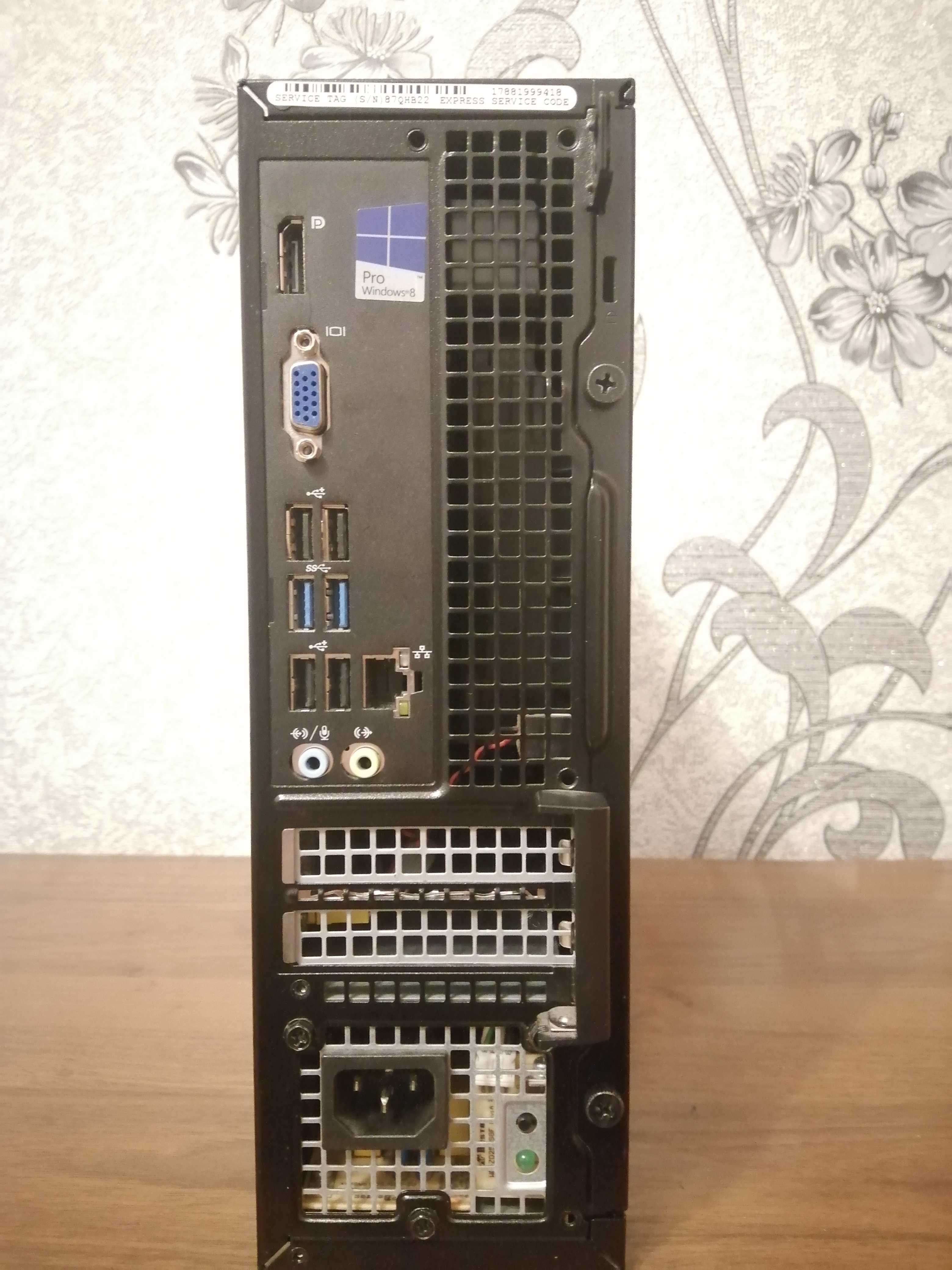 Комп’ютер(системний блок)Dell 8Gb DDR3 i5-4590(3.7 GHz),s1150,ГАРАНТІЯ