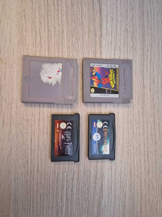 Jogos Game Boy Color / Advance Homem-Aranha Harry Potter