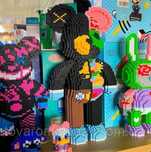 Конструктор из блоков Бирбрик Magic Blocks в виде мишки Bearbrick