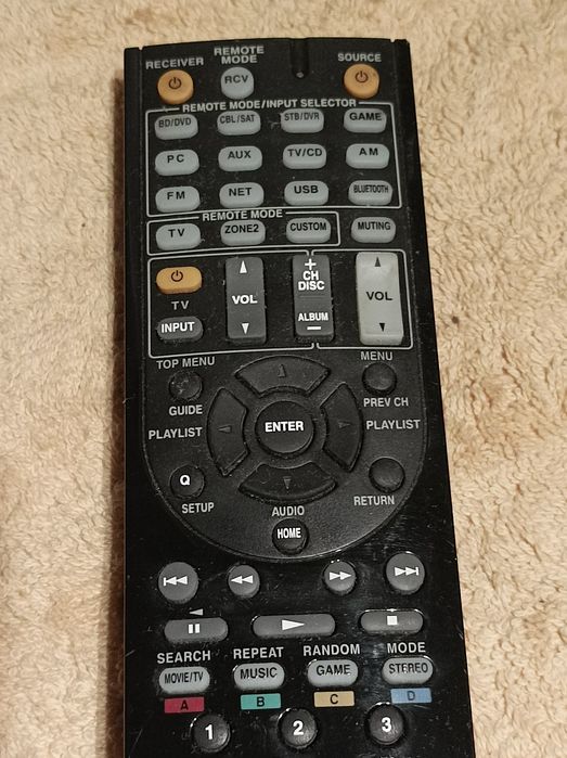 Oryginał! Pilot Onkyo RC879M,ampli. TX-SR333/HT-R399/HT-S3700/TX-NR535
