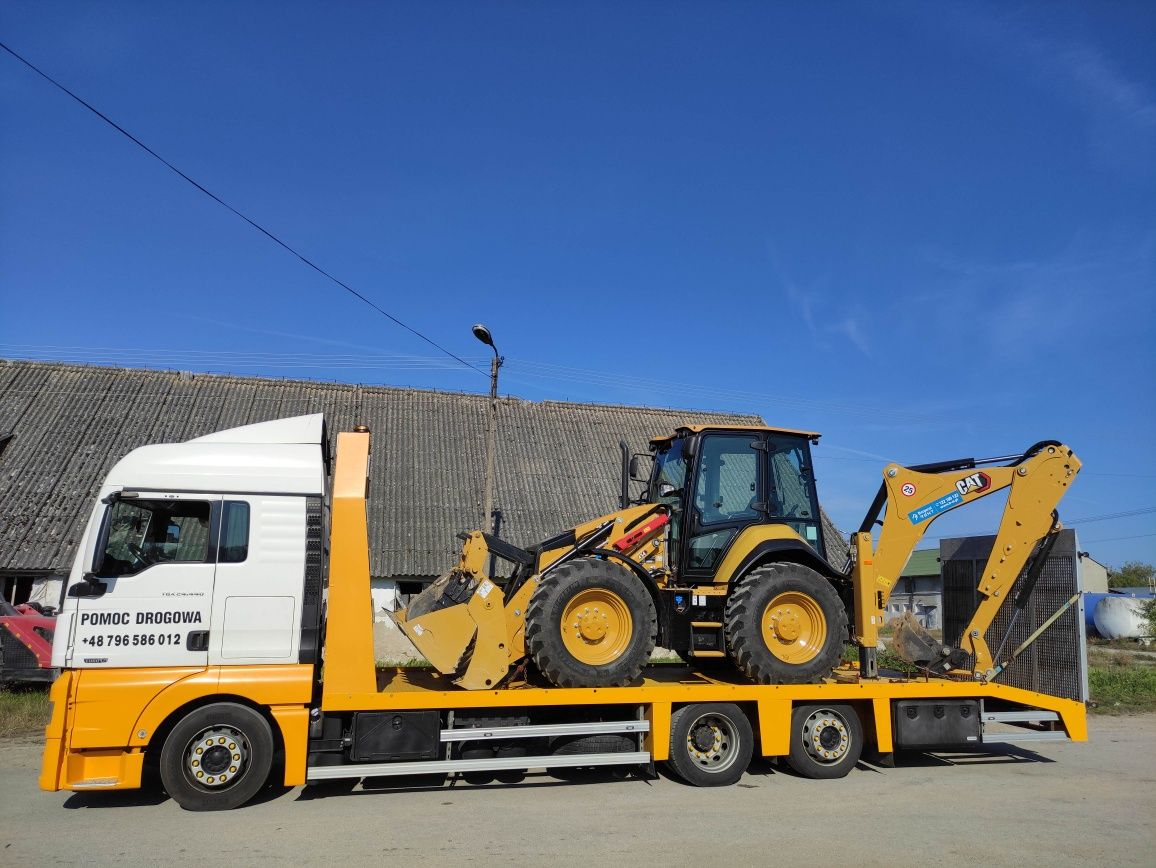 Transport maszyn do 14 T Usługi transportowe Laweta