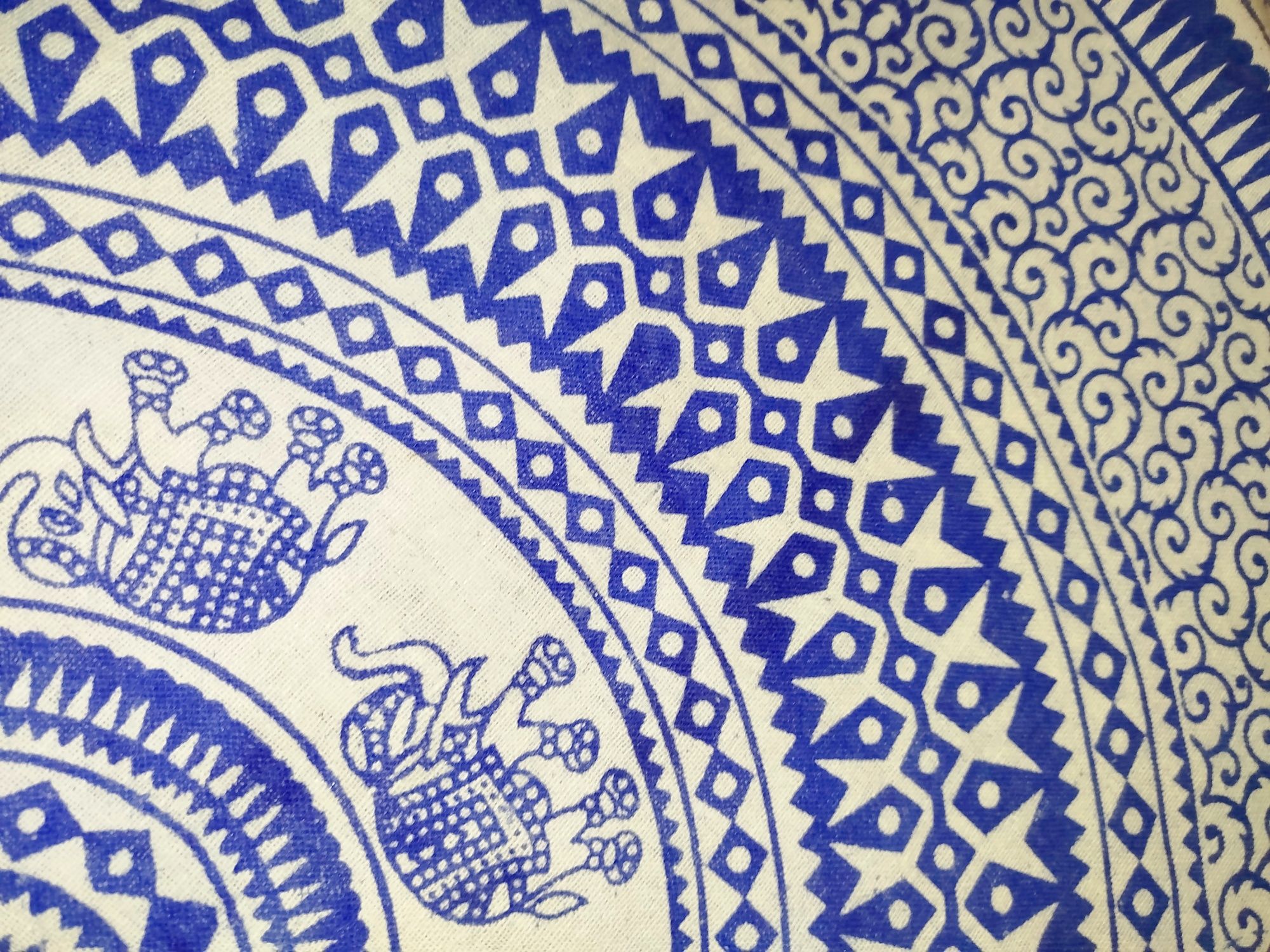 Manta 200/200 azul e branco
