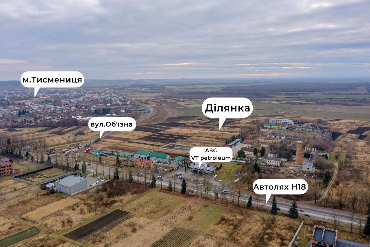 Продаж / Земля комерційного призначення / Франківськ / траса