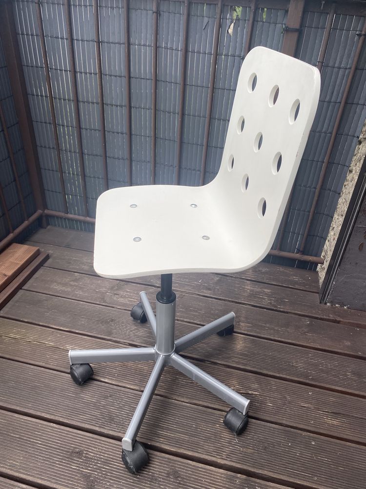 IKEA JULES Dziecięce krzesło biurowe, biały