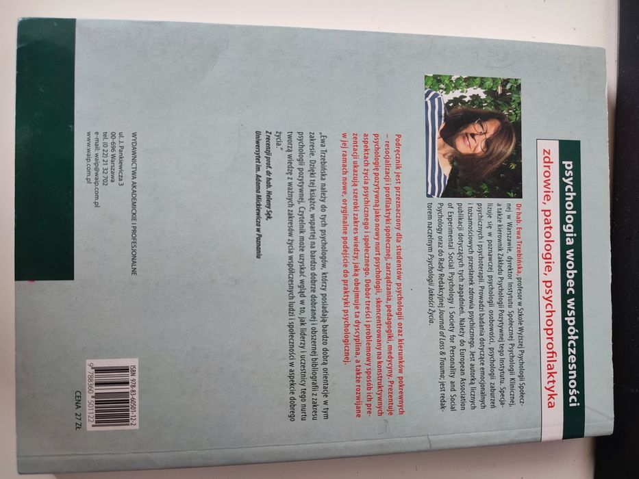 Psychologia pozytywna. Ewa Trzebińska.