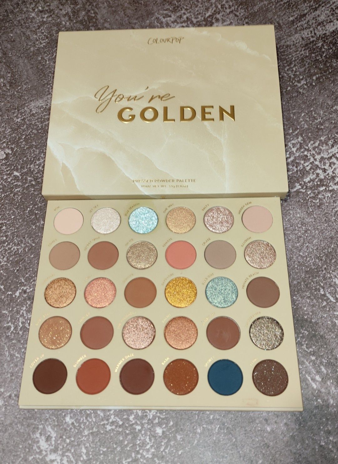 Палетка тіней Colourpop You're golden