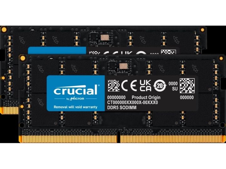 ОЗП Crucial ddr5 ram 96GB kit 2x48gb 5600mhz sodimm