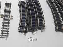 Tory kolejowe PIKO skala 1/87 HO -28szt luki i proste jak nowe NRD DDR