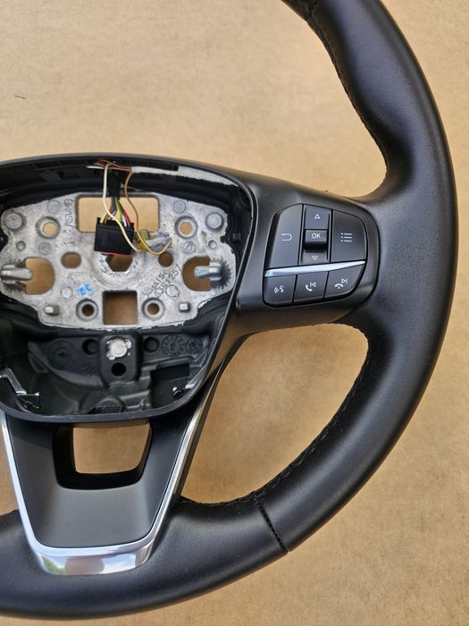 Kierownica skóra skórzaną Multifunkcyjna Ford transit Mk8 Custom Lift