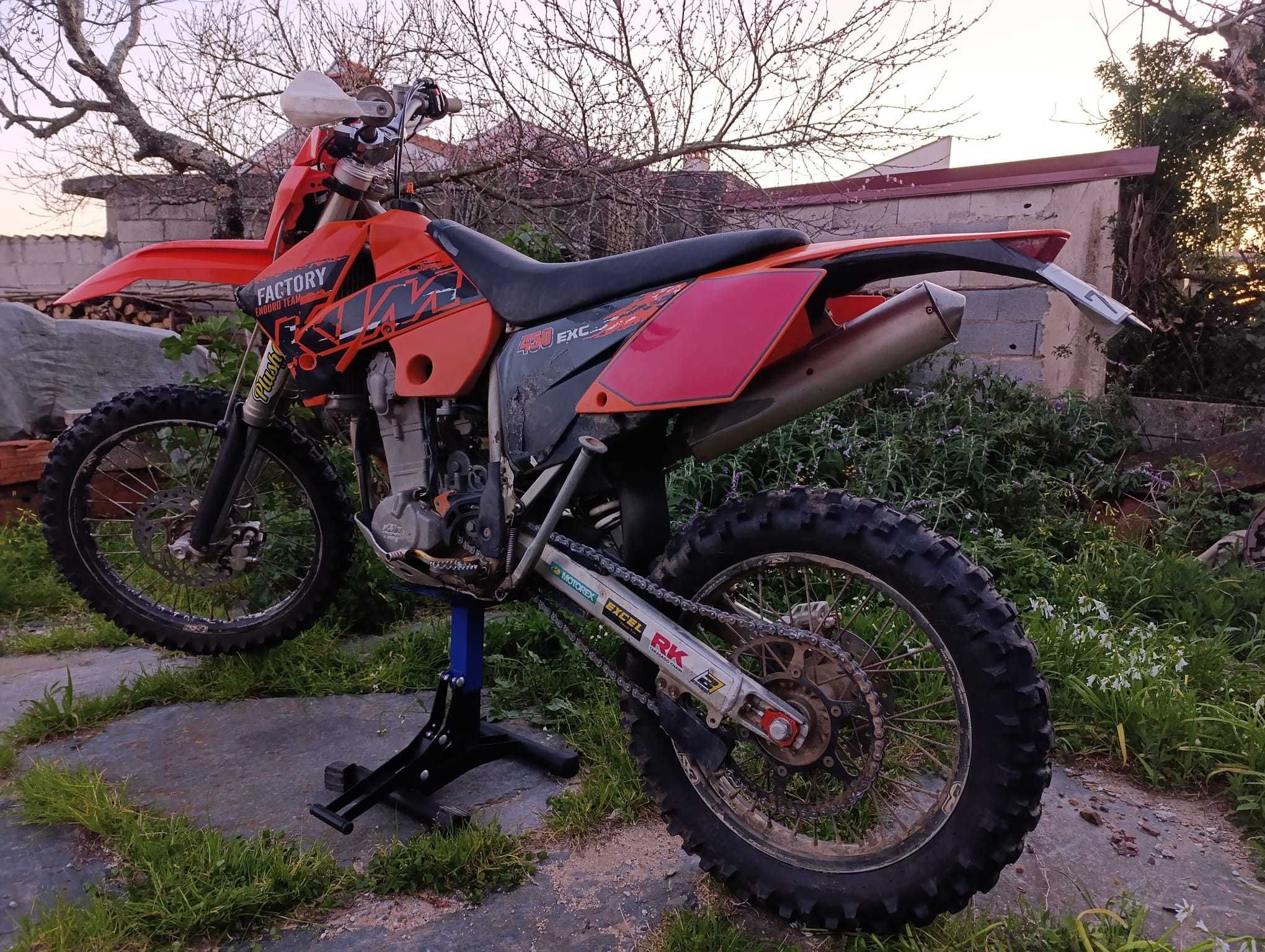 KTM 450exc enduro (matriculada)