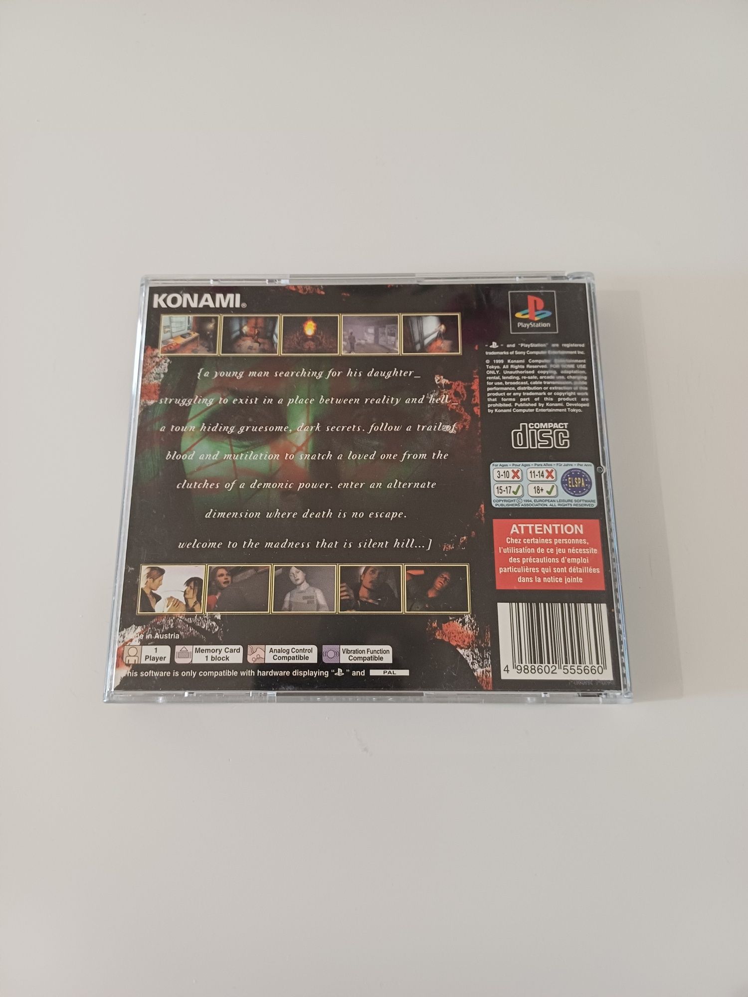 Silent Hill Sony PlayStation PS1