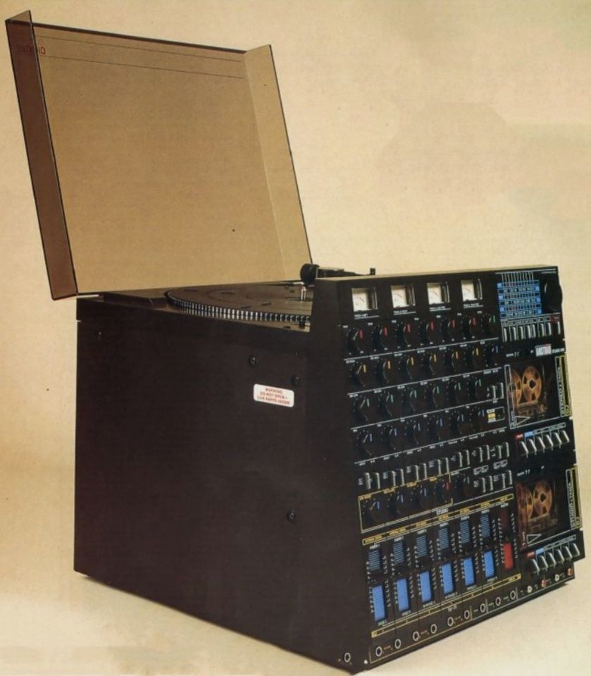 Amstrad Studio 100 mini studio Dj gramofon winyl kaseta klasyk 80 lata