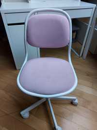 Krzesło Obrotowe Dziecięce Róż Orfjall Ikea