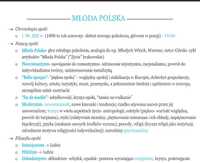 Notatki do matury podstawowej język polski epoki