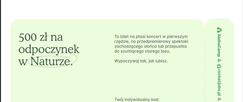 Voucher do AlohaCamp